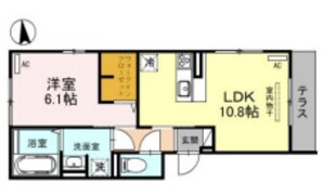 仮称D-ROOM柏田西１丁目PJ　D号地の物件間取画像